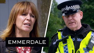 Emmerdale  Rhona is Arrested for Assaulting Brenda [upl. by Haiel]