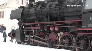 Lok 50 2740 und 52 7596 bei Rangierfahrten in Muensingen am Dreikoenigsdampf 2011 [upl. by Athene]