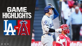 Dodgers vs Angels Game Highlights 9324  MLB Highlights [upl. by Enitnatsnoc305]