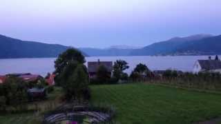 Dinner at Cider Huset in Balestrand Norway August 14 2012 [upl. by Cailly938]