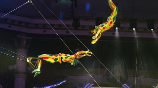 Flying Trapeze Heroes15th Moscow International Circus Festival 2016 [upl. by Zanahs]