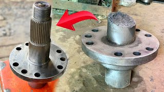 Repair Damaged Circle Shaft  Circle Shaft Is Repaired By An Amazing Technology  How To Repair [upl. by Neitsabes787]