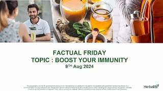 Herbalife Factual Friday  How to boost immune health [upl. by Iggam938]