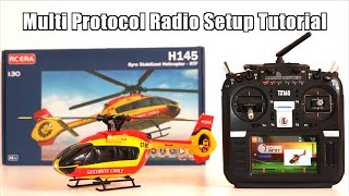 Basic Multi Protocol Radio Setup Tutorial for the RC ERA C190 H145 Helicopter [upl. by Eberle]