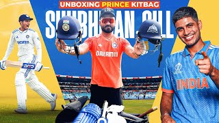 UnboxingThe Prince Of Indian Cricket  Shubhman Gills Cricket Kitbag  SportsLaunchpad [upl. by Llertnac]