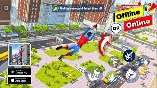 spider fighting Hero game  offline or online amp short gameplay For Android 🕷🕷 [upl. by Stesha29]