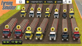 Fs 18 Overloaded Wood  Multiplayer  Fs 18 How To Cut Tree  Fs18 Timelapse fs18 [upl. by Angelina75]