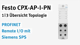 CPXAPIPN PROFINET Remote IO mit Siemens SPS  13 Übersicht Topologie [upl. by Greyson]