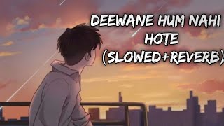 Deewane Hum Nahi Hote Slow and Reverb  Lofi  Hindi  Slow and Reverb songs Lyrical Audio [upl. by Kleon423]