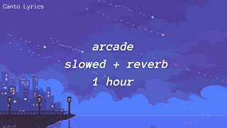 arcade  slowed  reverb 1 hour [upl. by Nednyl807]