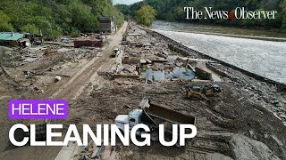 Drone video Helene has forever changed this small NC town [upl. by Jasper]