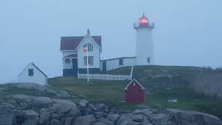 Nubble Lighthouse York Beach Maine [upl. by Enyluqcaj]