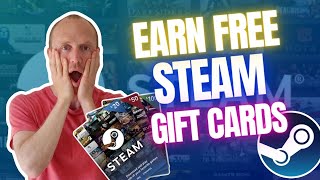 7 Best Ways to Earn Free Steam Gift Cards REALISTIC amp Legit [upl. by Aerdma]