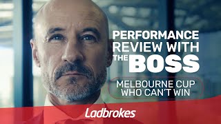 Performance Review With The Boss  Who Cant Win The Melbourne Cup [upl. by Ardnikat]