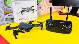 Drone Review Eachine E58 Wifi Camera Drone Unboxing Review UrduHindi [upl. by Attehcram]