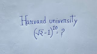 Maths Olympiad  Can You Pass Harvard Entrance Exams  Radical maths problems [upl. by Ahsiele]