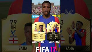 🇨🇮🏴󠁧󠁢󠁥󠁮󠁧󠁿 WILFRIED ZAHA worst vs best card in EVERY FIFA 1124⚽ fifa eafc24 fc24 zaha [upl. by Adda338]