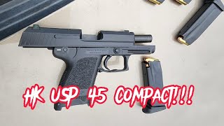 The HK USP 45 Compact A Quick Look [upl. by Zetana468]