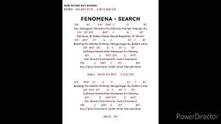 Fenomena  Search  Kord Gitar  Lirik Lagu [upl. by Ennayt]