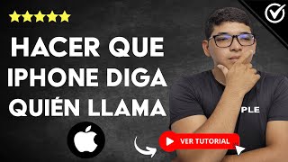 Cómo Hacer que tu iPhone TE DIGA QUIEN LLAMA  📞​ Identificador de Llamadas 📞 [upl. by Aerahs]