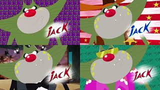 Oggy and the Cockroaches  Opening Credits Season 4 5 6 amp 7 Mashup Comparison 2024 Remastered [upl. by Richey72]