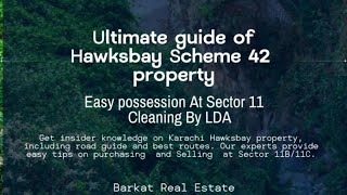 First Vlog At Hawksbay Scheme 42 Karachi Development Work StartedRoad Guidance [upl. by Llien]