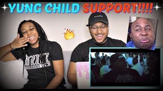 Blastphamoushd quotYUNG CHILD SUPPORT  I Da Pappi Official Music Videoquot REACTION [upl. by Lougheed]