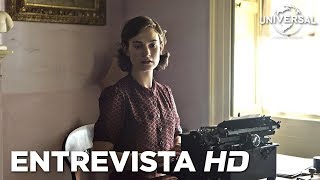 EL INSTANTE MÁS OSCURO – Entrevista Lily James [upl. by Lletnom314]