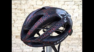 AEROGRAFIA CASCO BICICLETTA KASK PROTONE BY LORENZOS GARAGE [upl. by Noicnecsa]