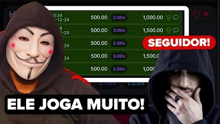 SEGUIDOR JOGA IGUAL PROFISSIONAL NO AVIATOR REACT [upl. by Airdnaxela100]