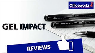 UniBall Gel Impact Gel Pens [upl. by Aihtibat]