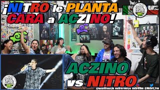 🔴COLOMBIANOS REACCIONAN a ACZINO vs NITRO  ¡NITRO le PLANTA CARA a ACZINO GOD LEVEL 2017 [upl. by Alodi]