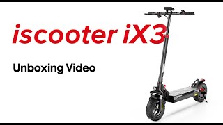 How to Assemble iX3 E Scooter  iScooter iX3 Unboxing [upl. by Eardnoed997]