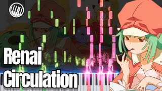 Renai Circulation  Bakemonogatari OP 4 OST Piano  Kana Hanazawa [upl. by Amby213]