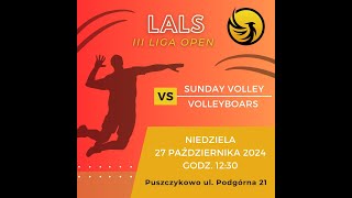 Sunday Volley vs Volleyboars 32 3 liga LALS grupa A [upl. by Noizneb]