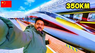 Indian Traveling in China’s 400kmh Ultra High speed Bullet Train  Indian in China 🇨🇳 [upl. by Apul]