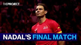 Rafael Nadal Plays Final Tennis Match [upl. by Rramal]