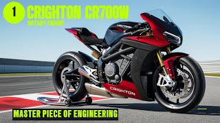 Crighton CR700W Review – 220HP Rotary Engine in a 129kg Superbike [upl. by Hodosh742]