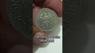 Germany 1 Deutsche Mark 1981 ytshorts shorts [upl. by Mundt]