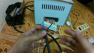 CARA PASANG KABEL STABILIZER LISTRIK MATSUNAGA 3000 VA [upl. by Theodosia826]