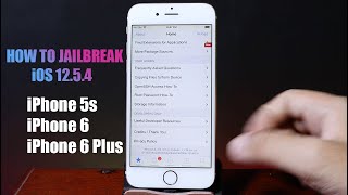 How to Jailbreak iOS 1254 on iPhone 5s66Plus [upl. by Phares]