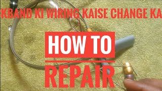 How To Repair Neckband Neckband Wire kaise Change Karen [upl. by Harikahs]