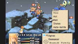 Lets Play Final Fantasy Tactics 43  Hell Frozen Over [upl. by Aierb]