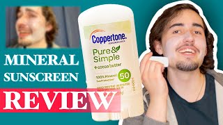 Coppertone Mineral Sunscreen Stick Review [upl. by Marinelli350]