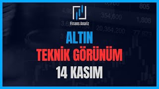 ALTIN TEKNİK GÖRÜNÜM  ONS ALTIN YORUMLARI  14 KASIM [upl. by Delmer]