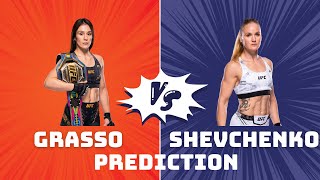 Alexa Grasso vs Valentina Shevchenko Prediction [upl. by Kaya]