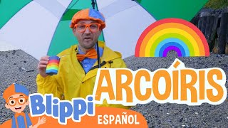 Diversión bajo la lluvia  Compilació  Aprende con Blippi  Videos Educativos [upl. by Strohbehn]