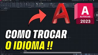 COMO ALTERAR O IDIOMA DO AUTOCAD  INGLÊS E PORTUGUÊS [upl. by Hardan]