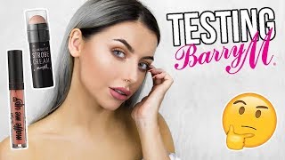 TESTING BARRY M MAKEUP  FULL FACE FIRST IMPRESSIONS TESTINGWEEK [upl. by Dyolf]