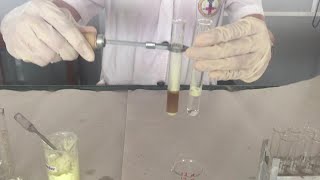 Hays Sulfur Powder Test  for detection of bile salts in urine [upl. by Eddana574]